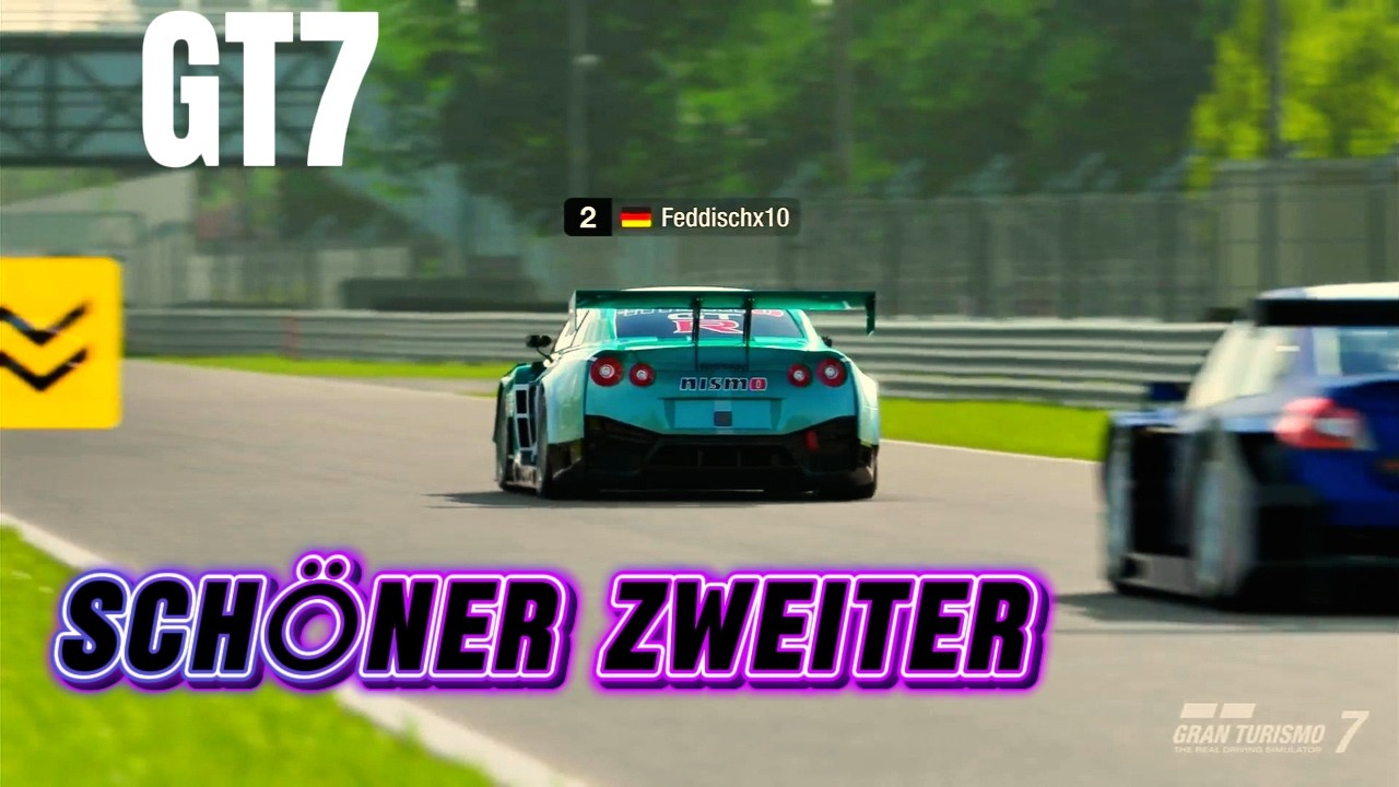 Schöner zweiter Platz in Gran Turismo 7 Daily Race B auf Monza