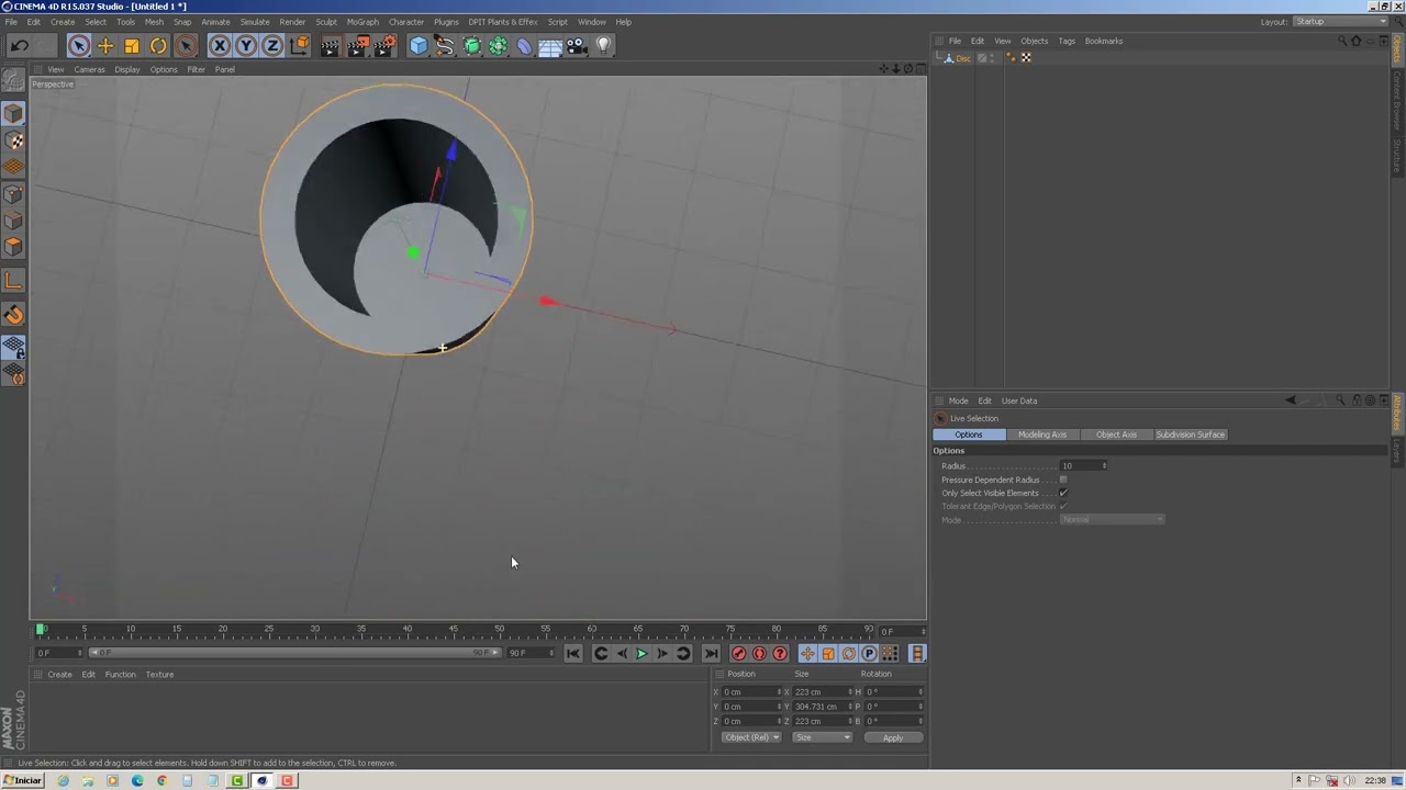Como modelar um copo de vidro 3D em Cinema 4D (Tutoriarte)
