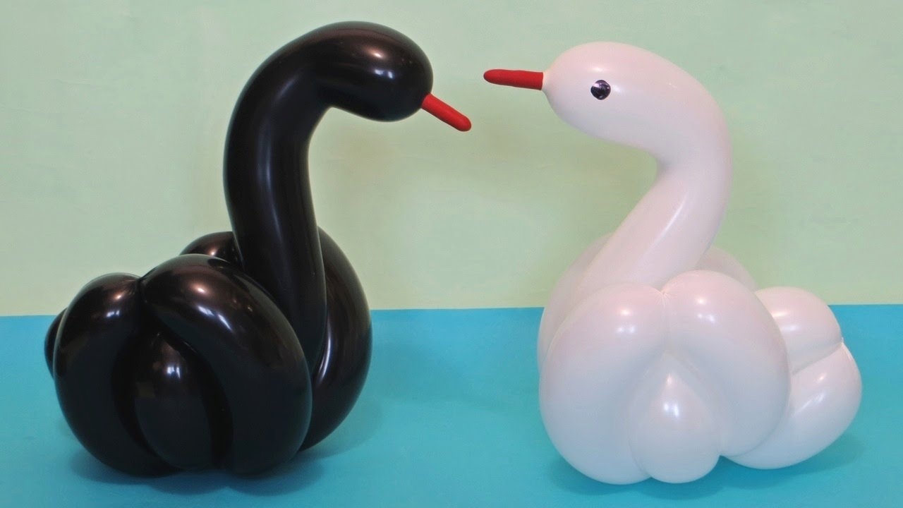 Лебедь из шарика / one balloon Swan (Subtitles)