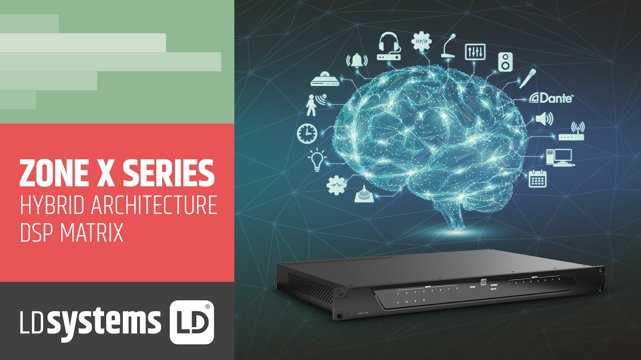 LD Systems ZONE X Series - Hybrid Architecture DSP Matrix