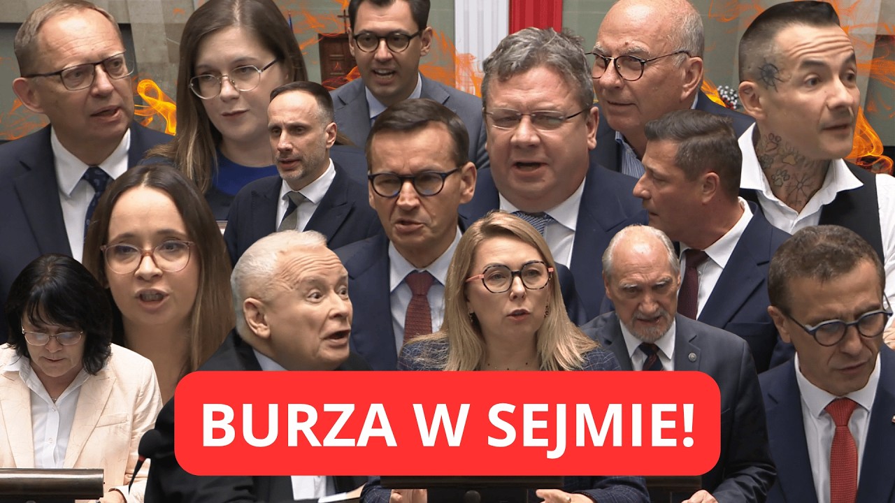 BURZA W SEJMIE! AWANTURA NA POCZĄTKU POSIEDZENIA!