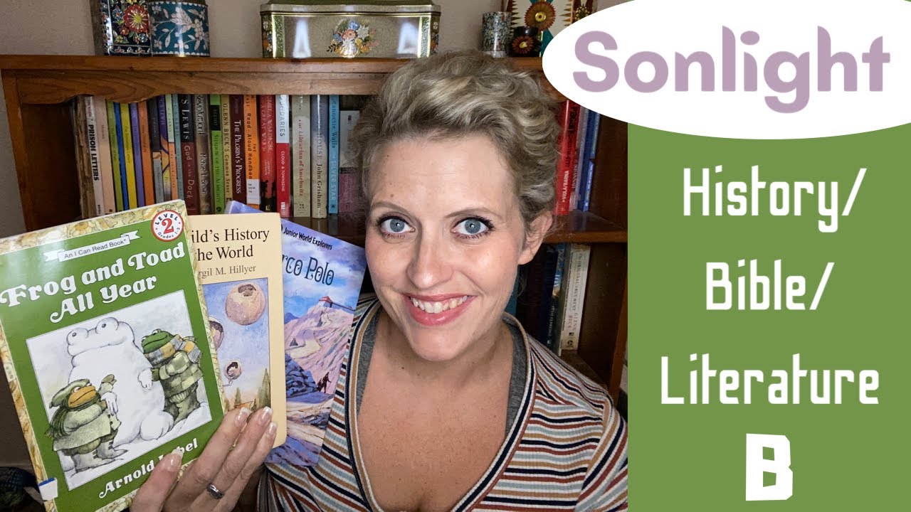 A Look Inside Sonlight History B 2020 with Second and Fourth Grade Readers