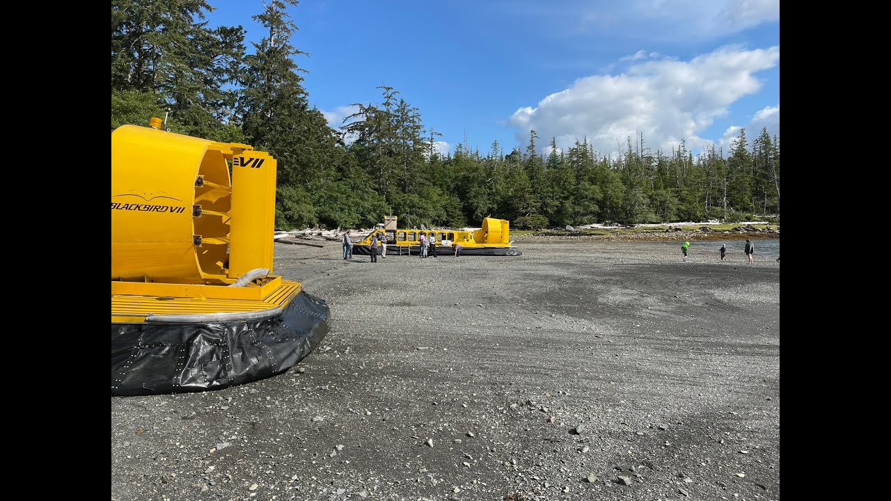 Ketchikan Alaska Hovercraft tour August 2024