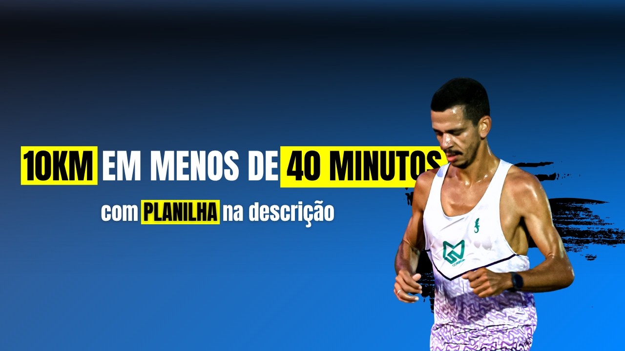 Como correr 10km sub-40 minutos