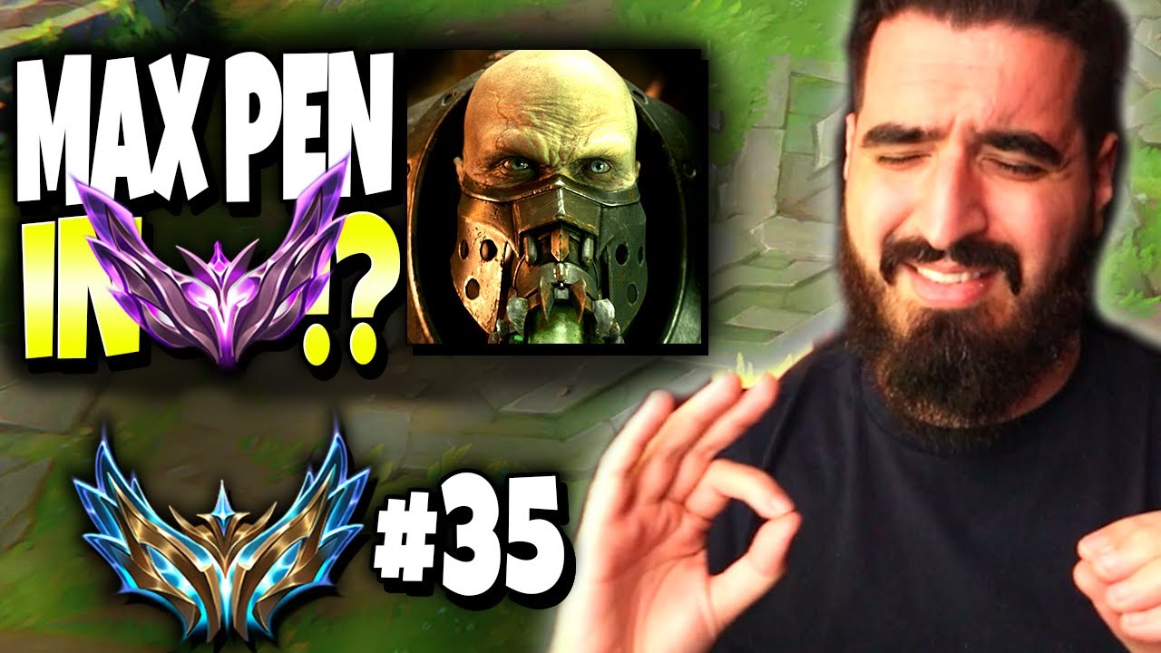I picked My New Max Pen Urgot Build in Master Elo and it was AMAZING?! | Road to Challenger #35