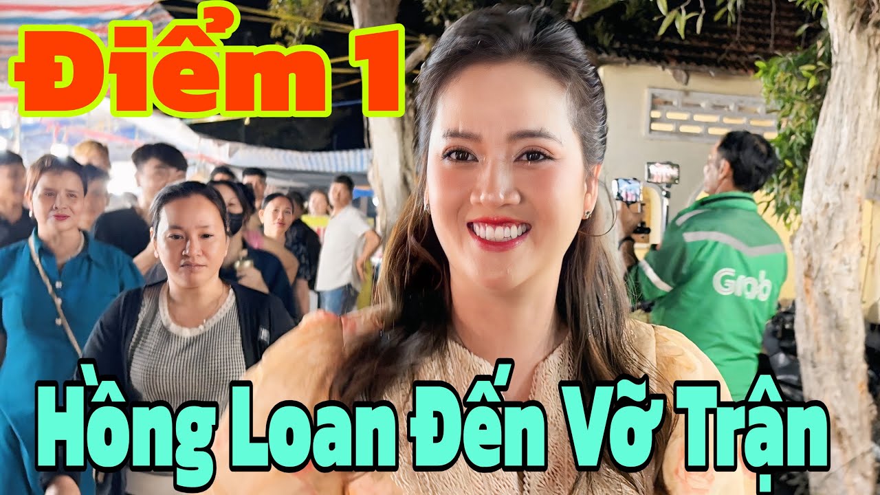 Hồng Loan Được Hàng Trăm Khán Giả Kiên Giang Đón Từ Cổng Vào