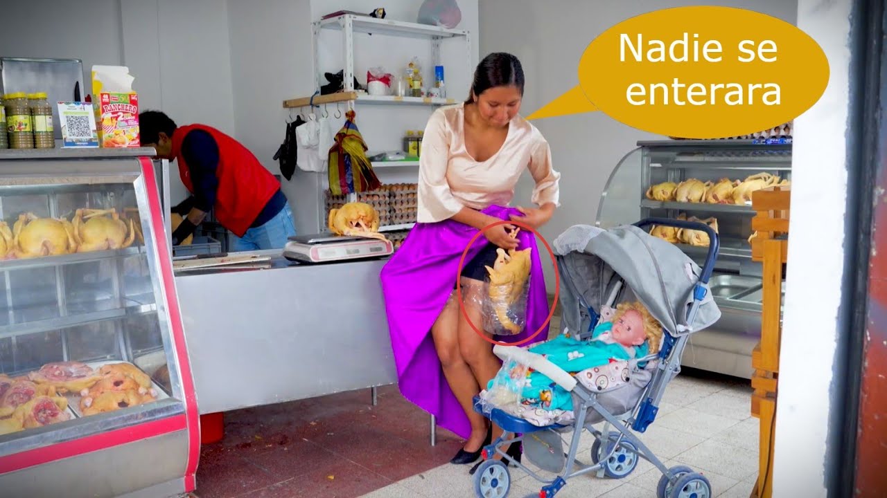 Vendedor recupero a su hija gracias a esta señorita que se ll3v0 sus pollos