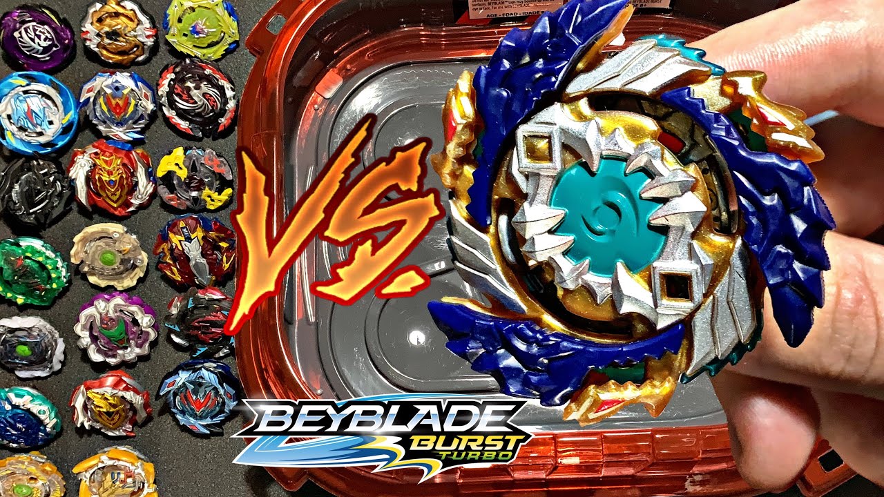 FAFNIR SEM LANÇADOR VS TODOS OS BEYBLADES BURST TURBO DA COLEÇÃO PETER PLAY