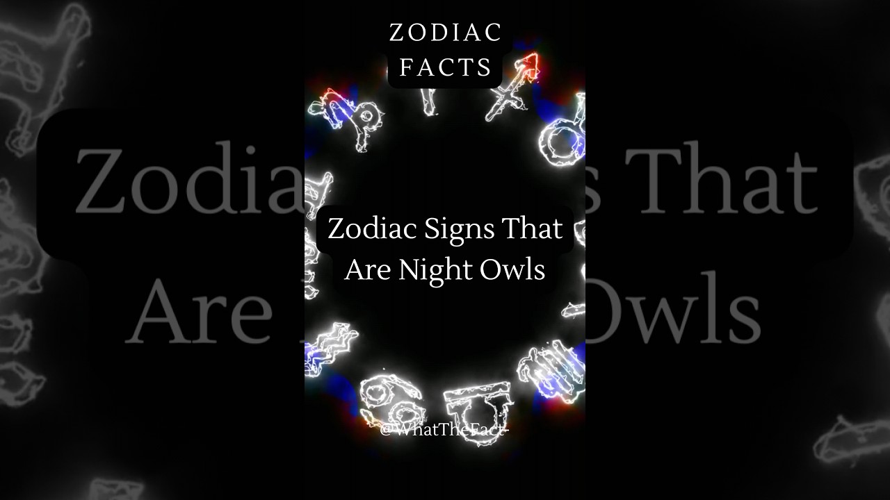 Zodiac Signs That Are Night Owls🌙🦉#ZodiacFacts #ZodiacSigns #Astrology #shorts #subscribe #NightOwls
