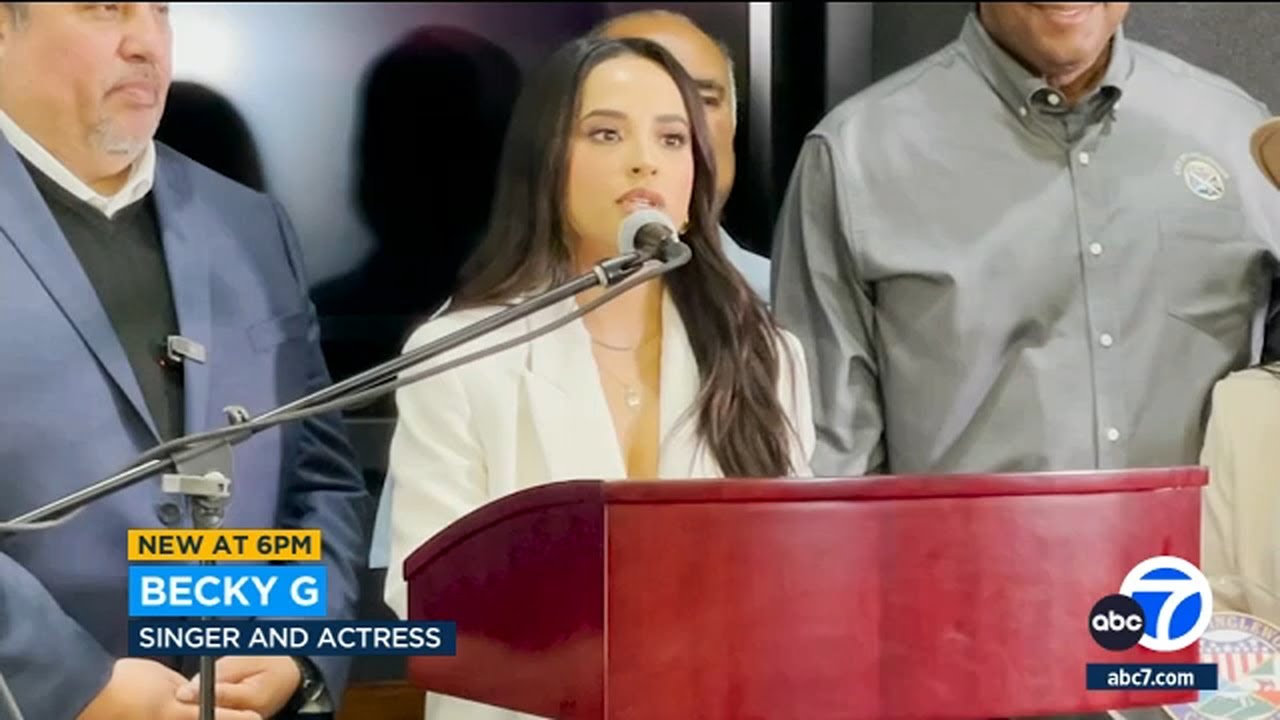 Becky G honored with Inglewood's key to the city