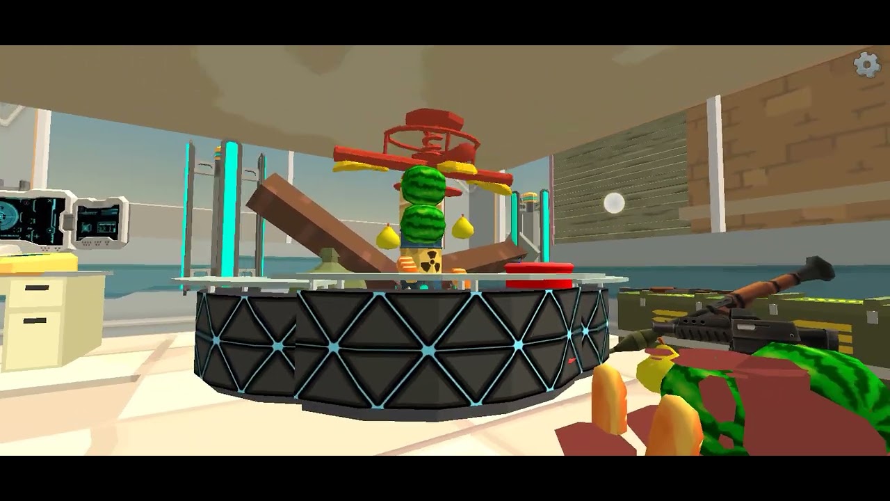 Melon war 1 (part 3) Chicken gun
