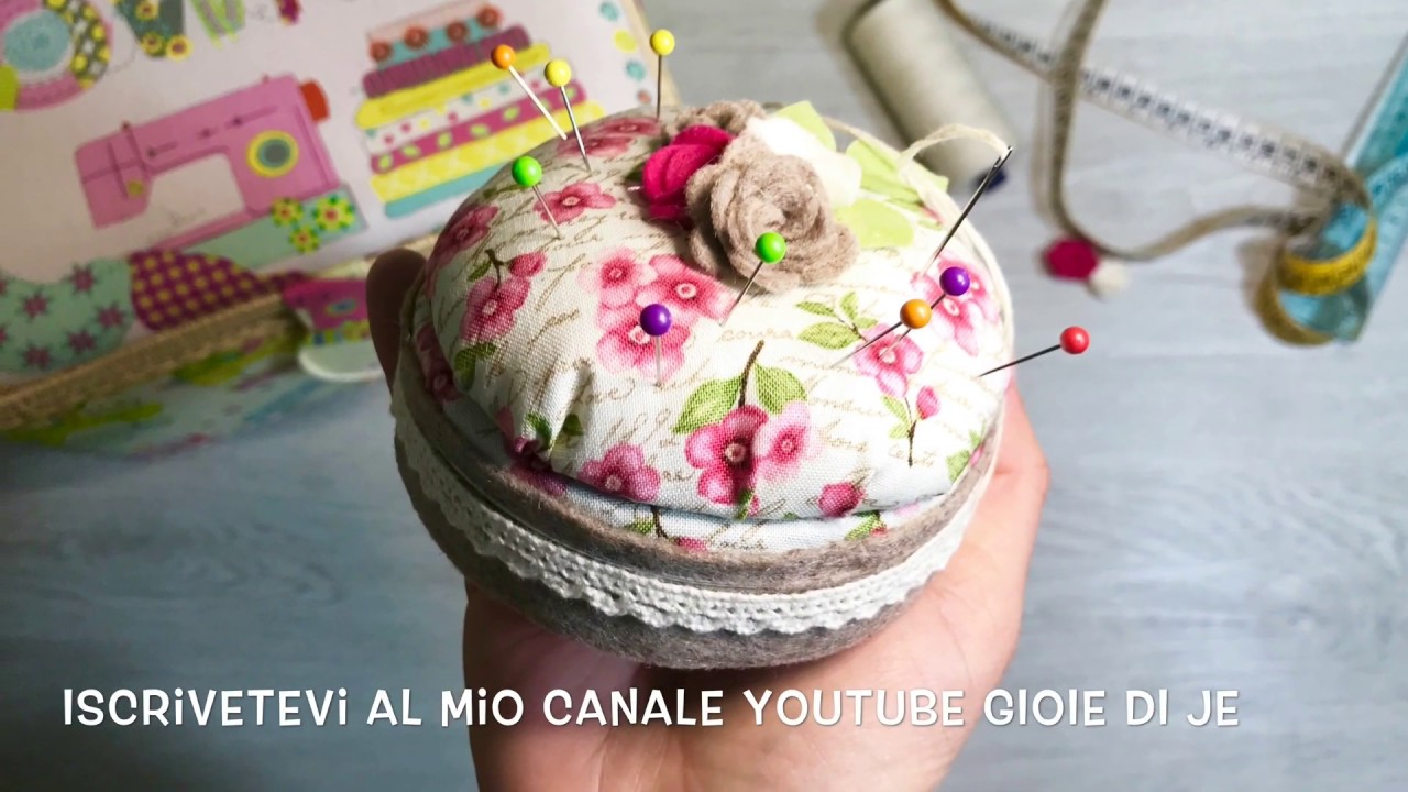 TUTORIAL DIY - SCATOLINA PUNTASPILLI. Realizzata riciclando una scatolina di latta