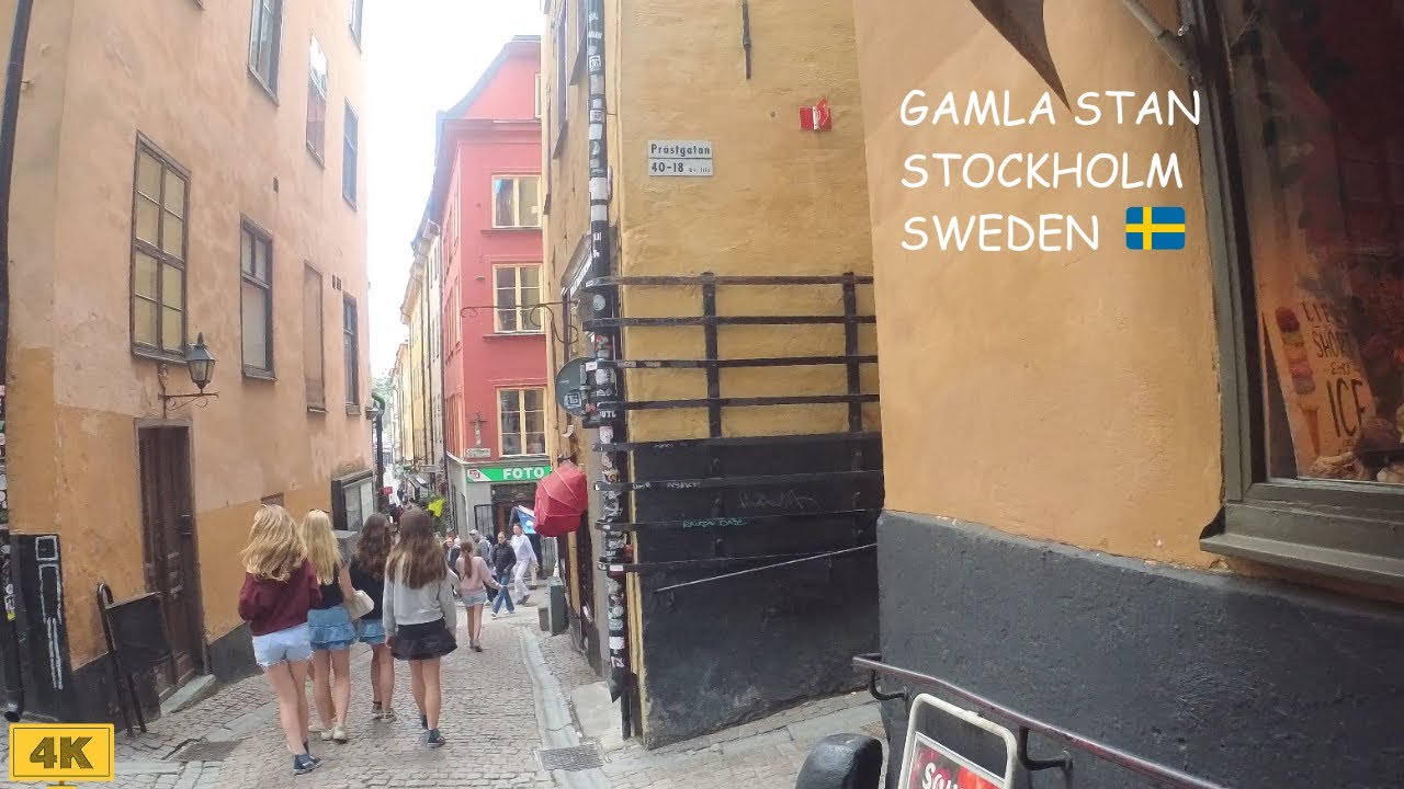 Walking Through History: Gamla Stan, Stockholm 🇸🇪 | Sweden's Old Town 4K City Tour