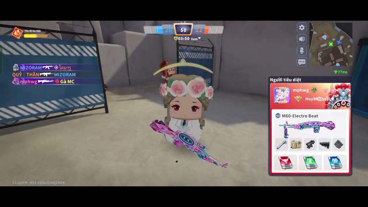 Súng này ko bắn đạn mà bắn tăm cay (MiniWorldRoyale 2o14)