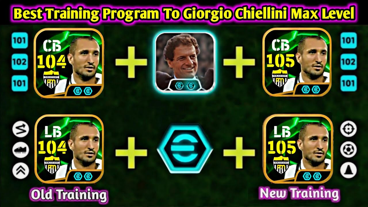 Best Training Way To Max Level Giorgio Chiellini In Efootball 2026 | Chiellini Efootball 2026