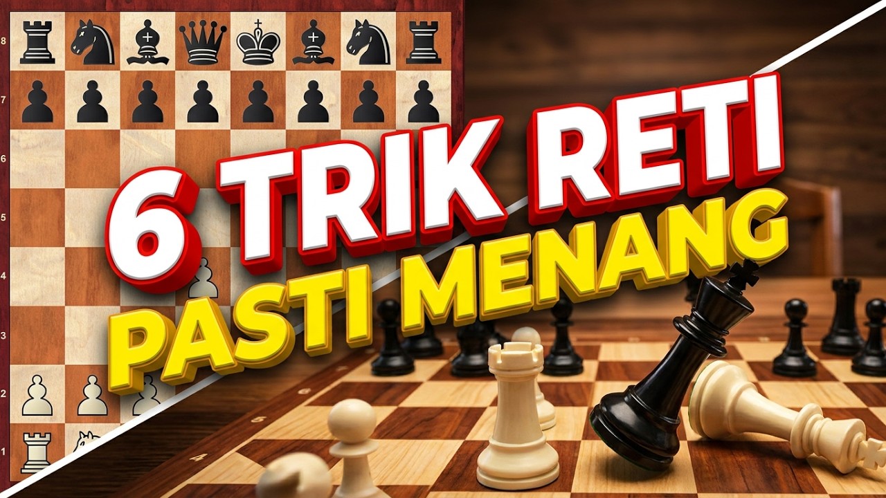 Pembukaan Catur Mematikan ( RETI ) 6 Trik Catur Terbaik dari Grandmaster dunia..!
