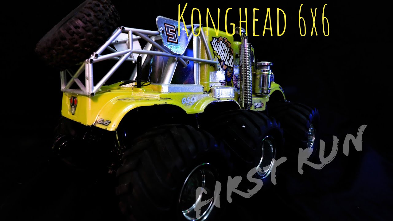 Tamiya konghead 6x6 first run outdoor #tamiya #konghead #6x6