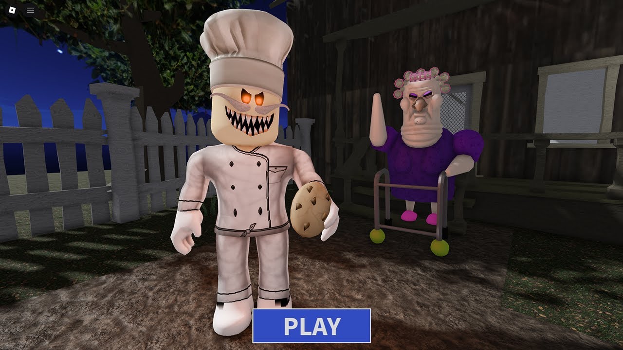PAPA PIZZA STEALS COOKIES in GRUMPY GRAN! OBBY Full Gameplay #roblox
