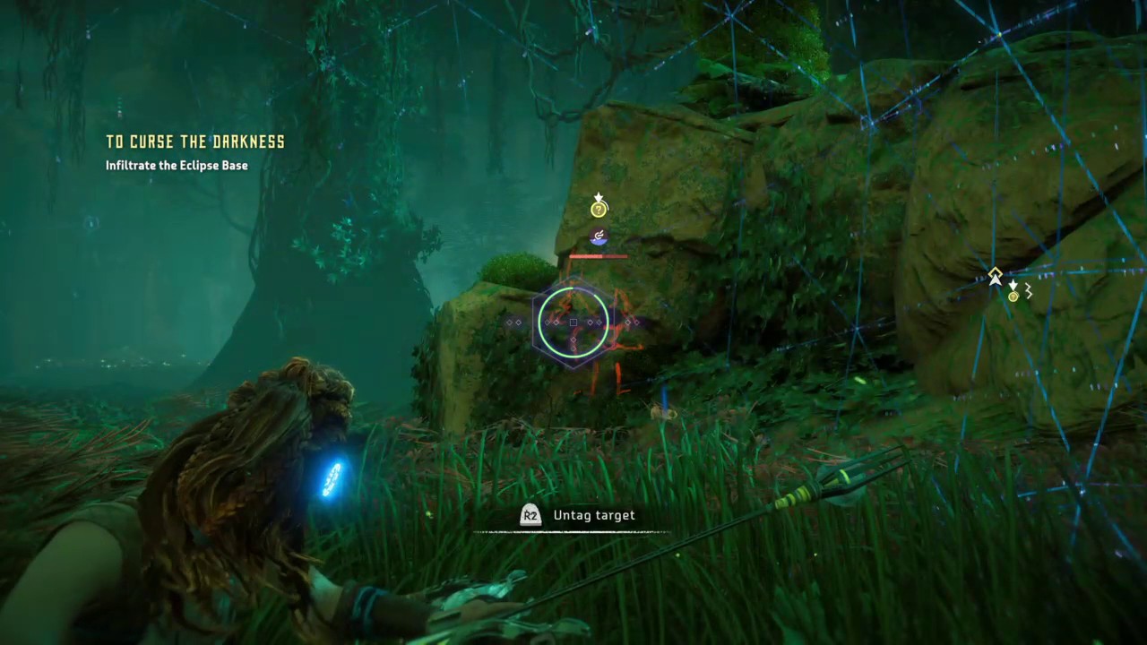 Horizon Zero Dawn TO CURSE THE DARKNESS - Infiltrate The Eclipse Base