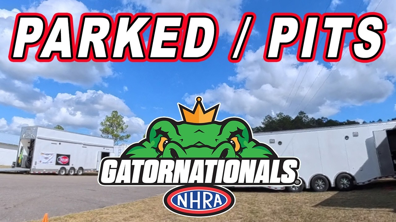 Припаркованы и находятся в боксах... Gatornationals 2026