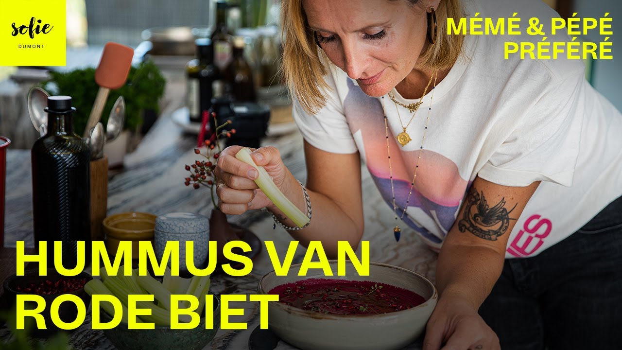 Geweldige hummus van gemarineerde rode biet | Sofie Dumont