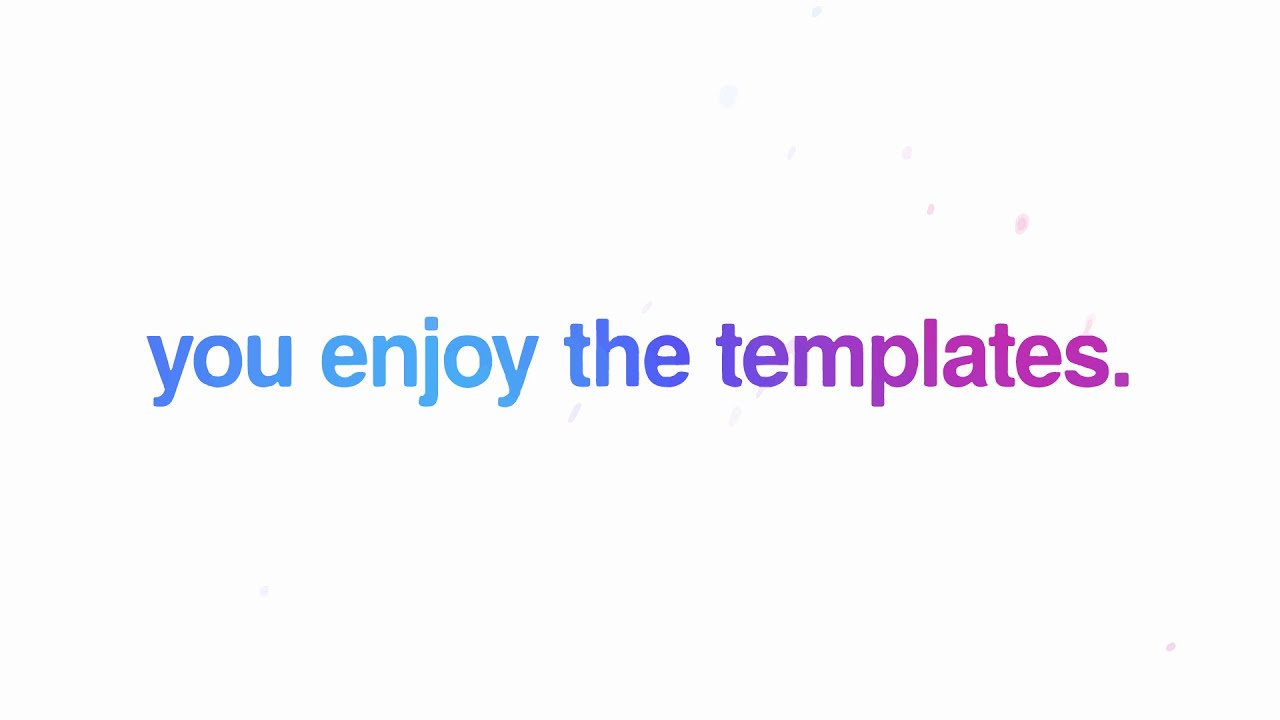 Stomp Typography Intro- Download Templates