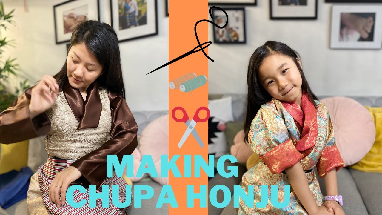 I STITCHED MY OWN TIBETAN CHUBA HONJU FOR LOSAR||CHUBA HONJU DIY||WE DID IT||TIBETAN VLOGGER||CANADA