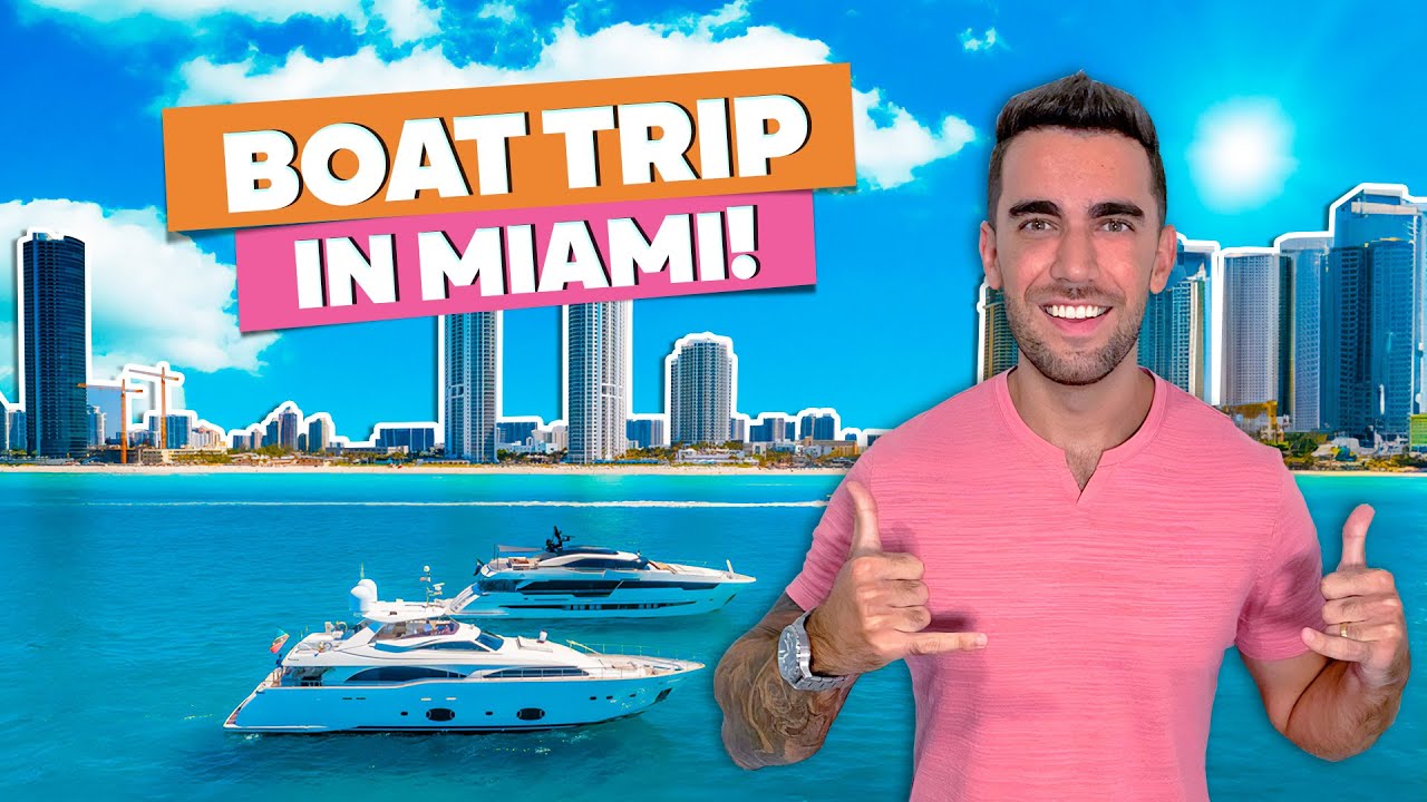 Boat trip in MIAMI! Incredible tour and where to do it!