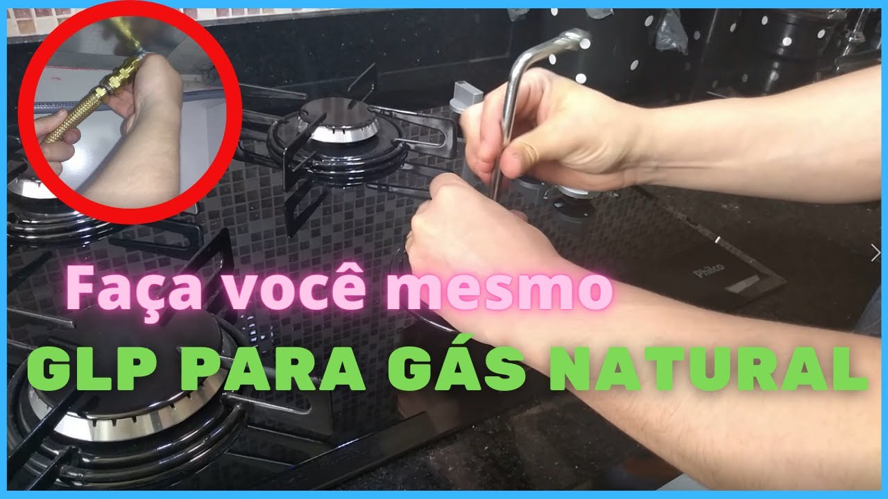 COMO FAZER CONVERSÃO  E INSTALAÇÃO DO COOKTOP - GLP PARA GÁS  NATURAL.