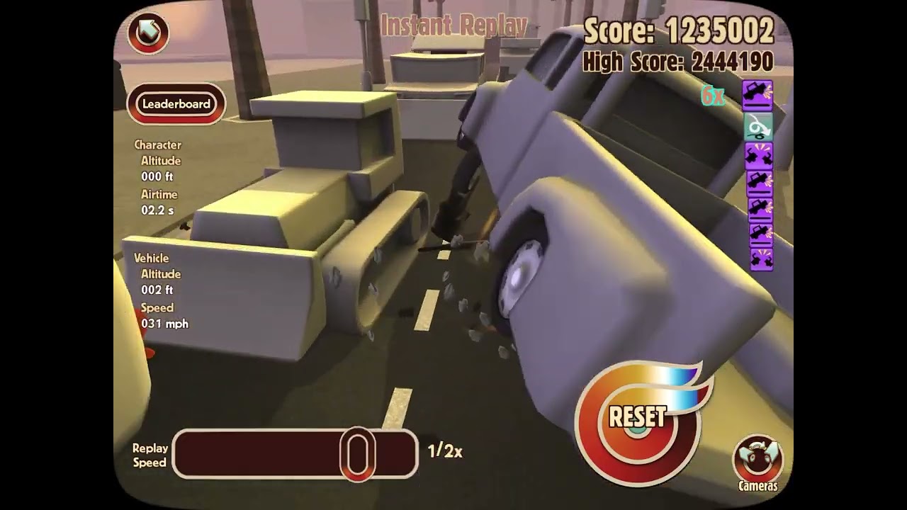 The crashing