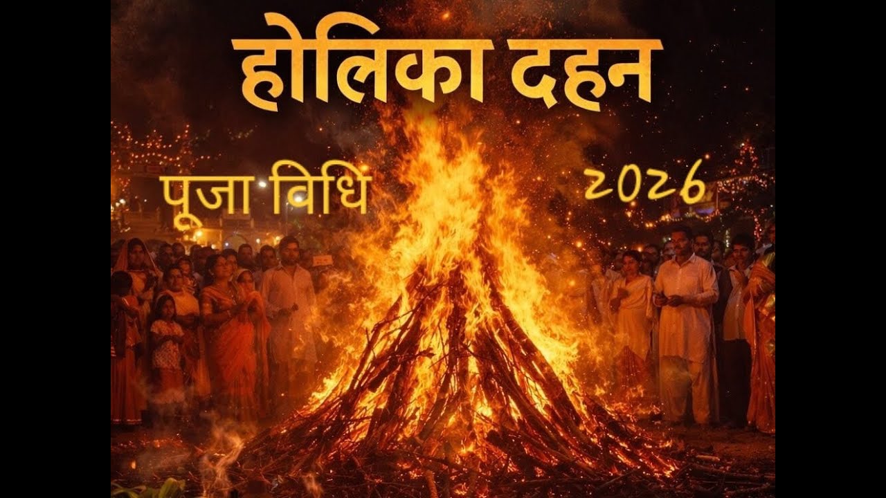 होलिका दहन पूजा विधि 2026