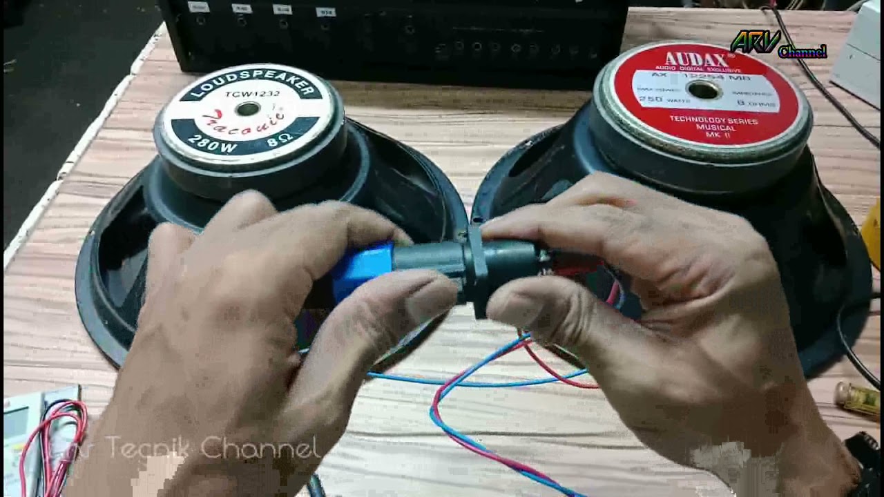 Cara sambung seri paralel pada speaker