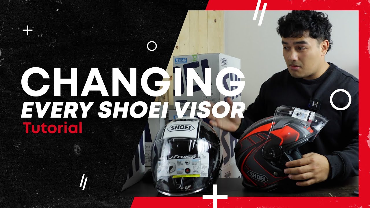 How to Change Every Shoei Visor | Tutorial