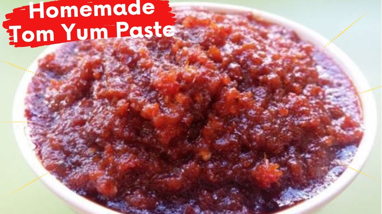 Remake: Homemade Tom Yum Paste | Rempah Tom Yam | น้ำพริกต้มยำ ทำเอง