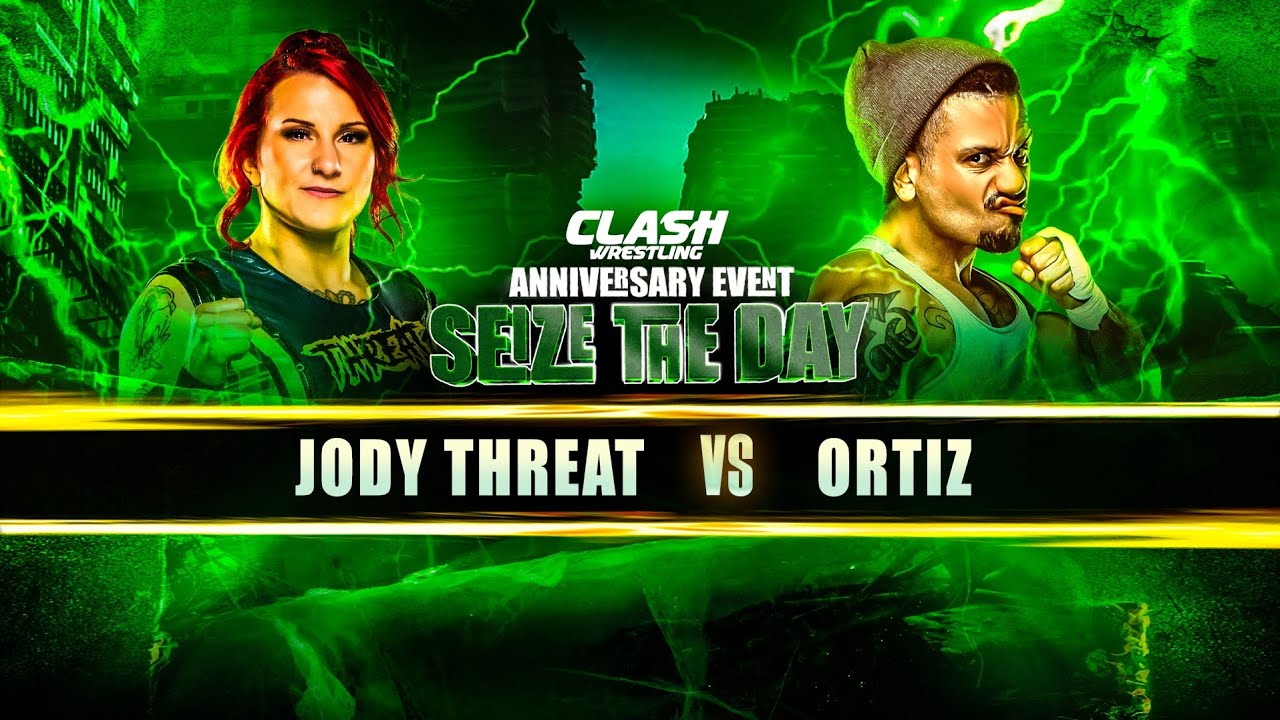 Full Match - TNA’S Jody Threat vs. AEW’S Ortiz - CLASH Wrestling's Seize the Day