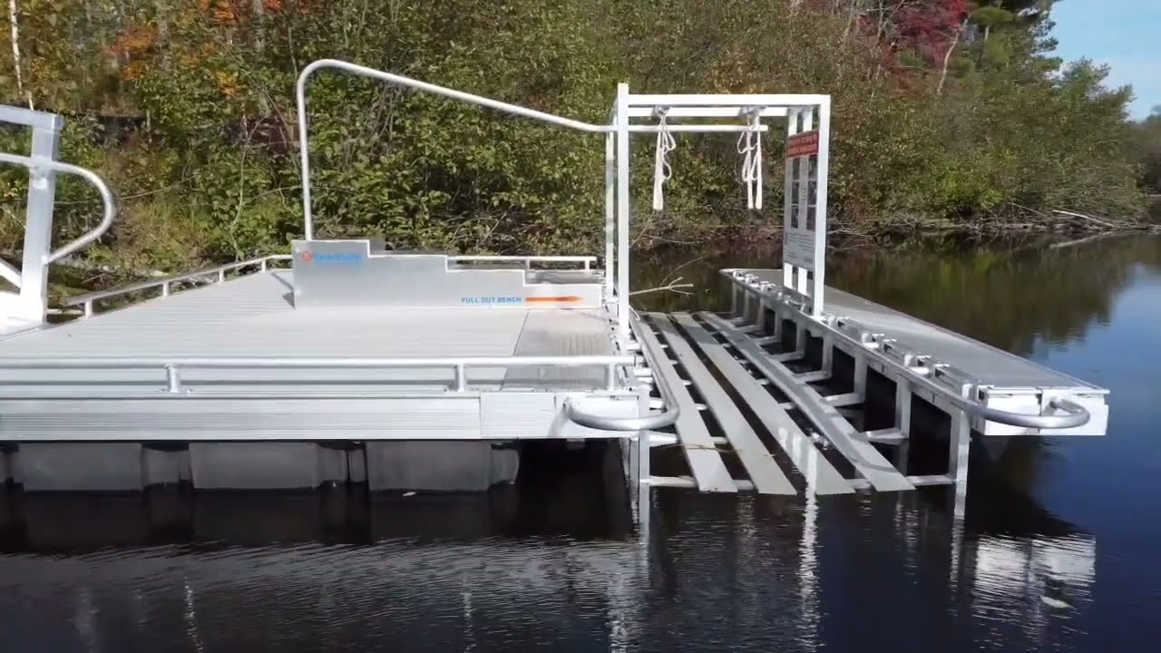 Couderay River Accessible and Adaptive Kayak Launch in Couderay Wisconsin