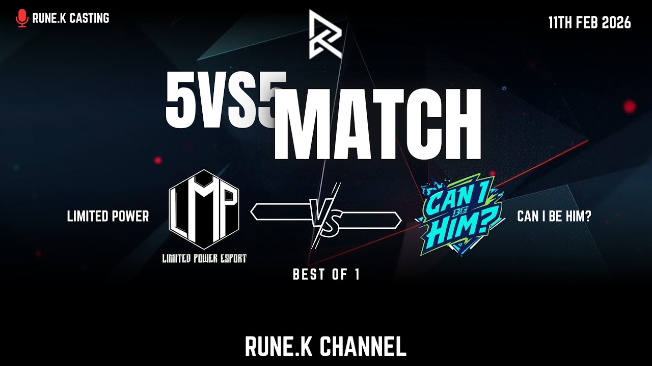 Limited Power VS Can I Be Him? Best of 1 | Live Casting