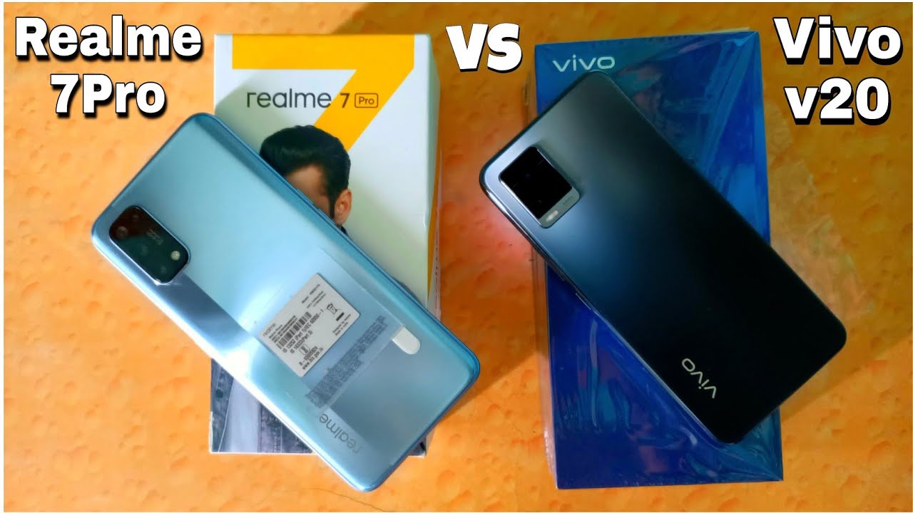 Vivo V20 vs Realme 7 Pro Full Comparison | Speed Test, Camera Test, Charging Test & More...