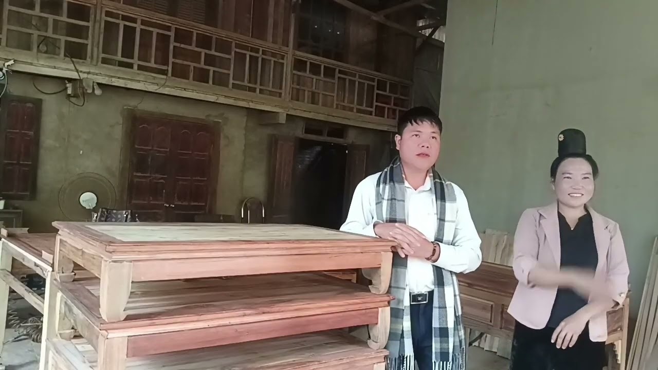 Lo Khiêm đi xem nhà gỗ em họ va rể hát sáng tác nhà gỗ 