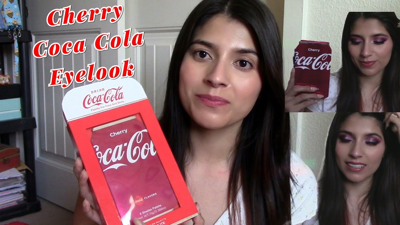 Cherry Coke Palette eyelook | Glamlite x Coca Cola | Cherry Coca Cola Palette