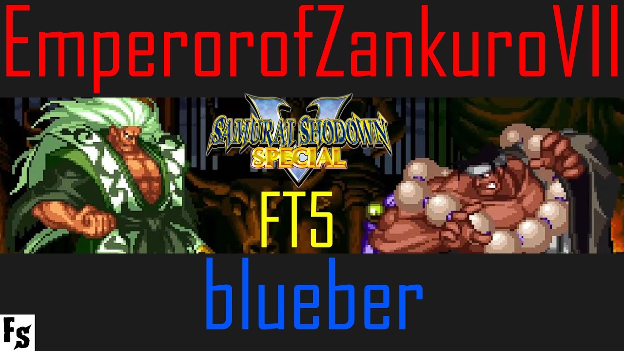 Samurai Shodown V Special - EmperorofZankuroVII [Zankuro] vs blueber [Gaira] (Fightcade FT5)