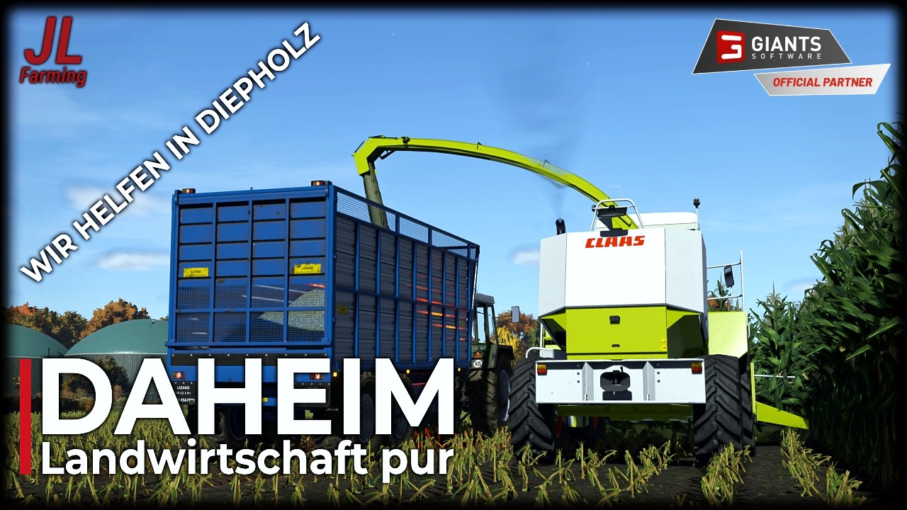 LS25 Daheim in DIEPHOLZ Vlog#39💚 Neuer Anh&auml;nger & erstes Maish&auml;ckseln!🚜💨FS25 Wir helfen in Diepholz