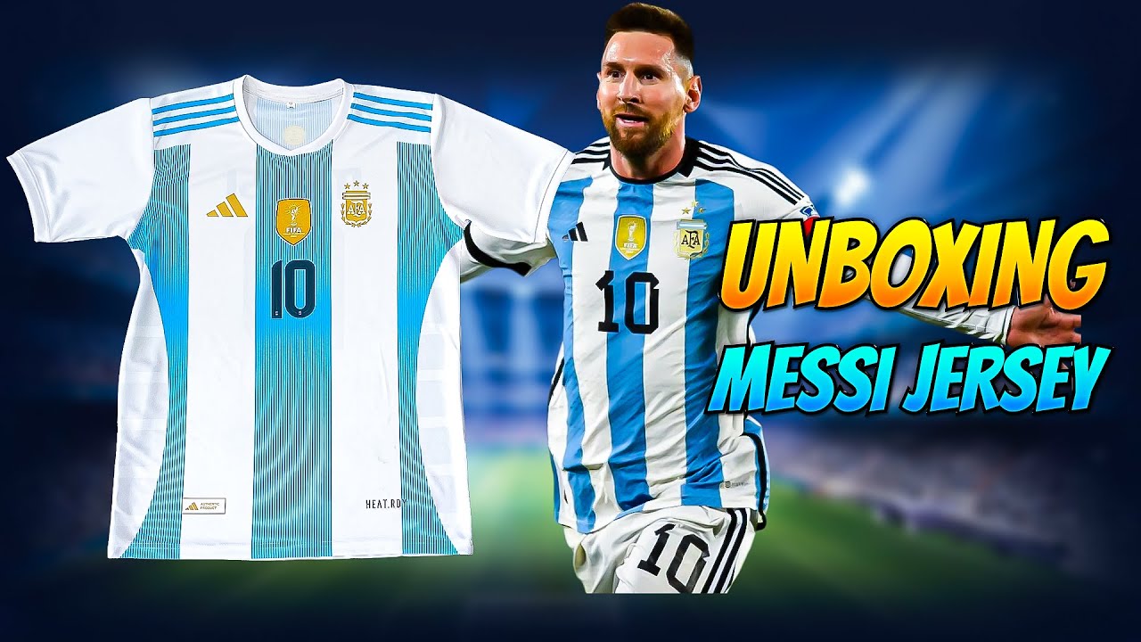 Unboxing Messi Jersey #viral #messi #football #jersey #messijersey