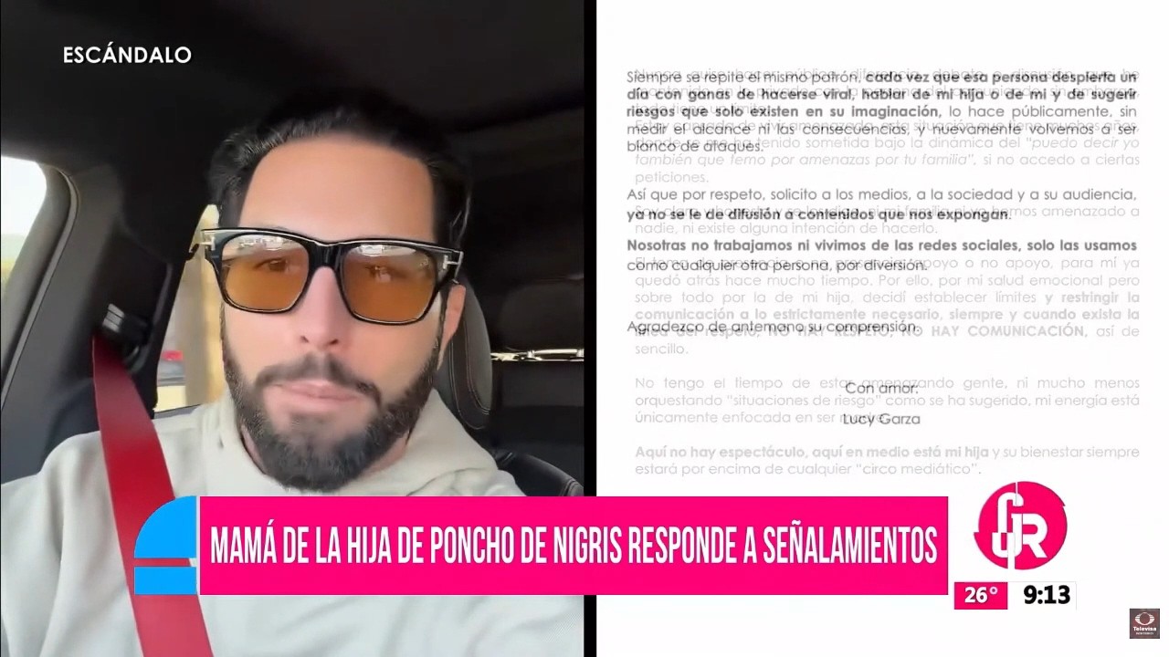 Mamá de hija de Poncho De Nigris responde a señalamientos | Gente Regia