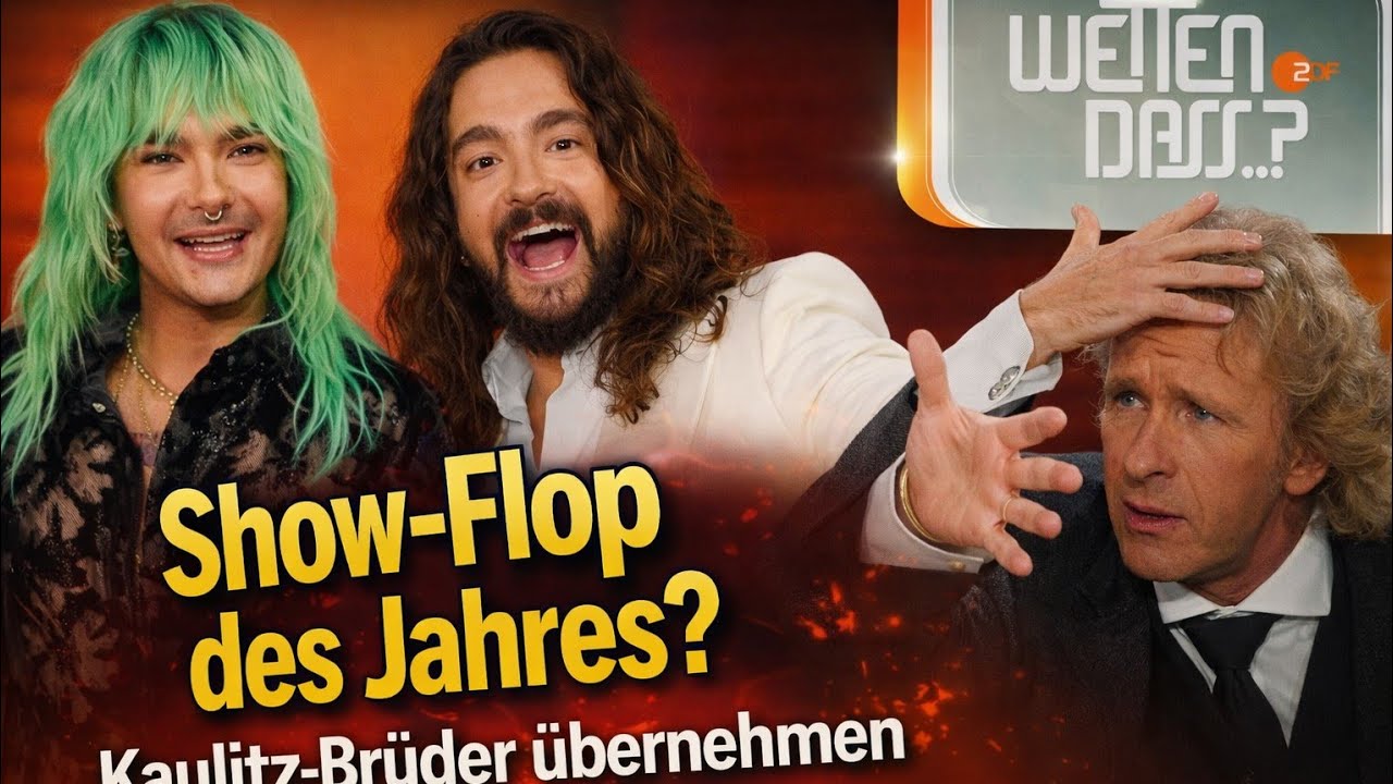 ZDF-Schock:  Kaulitz-Zwillinge &uuml;bernehmen Wetten, dass..?
