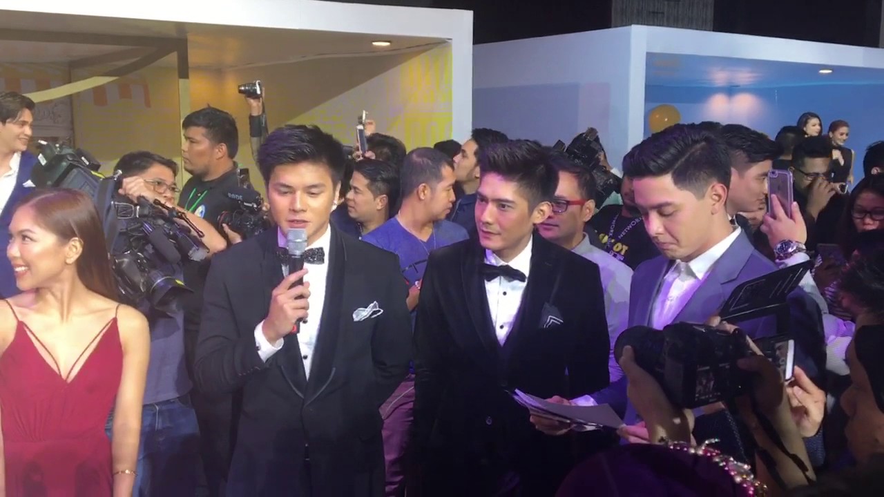 Alden Richards and Other Stars at the OPPO F3S Launch