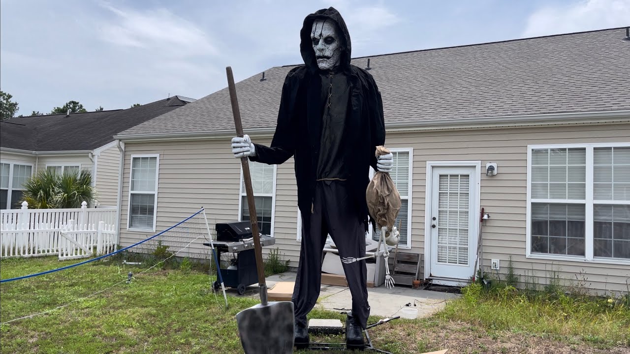 Демоверсия 12FT BONE COLLECTOR, Хэллоуин от Lowe’s 2024!