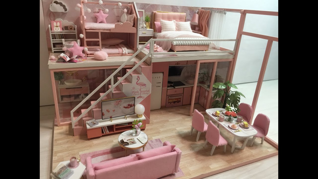 【Tiny House】DIY Miniature Dollhouse-Meeting Your Sweet遇見小美好