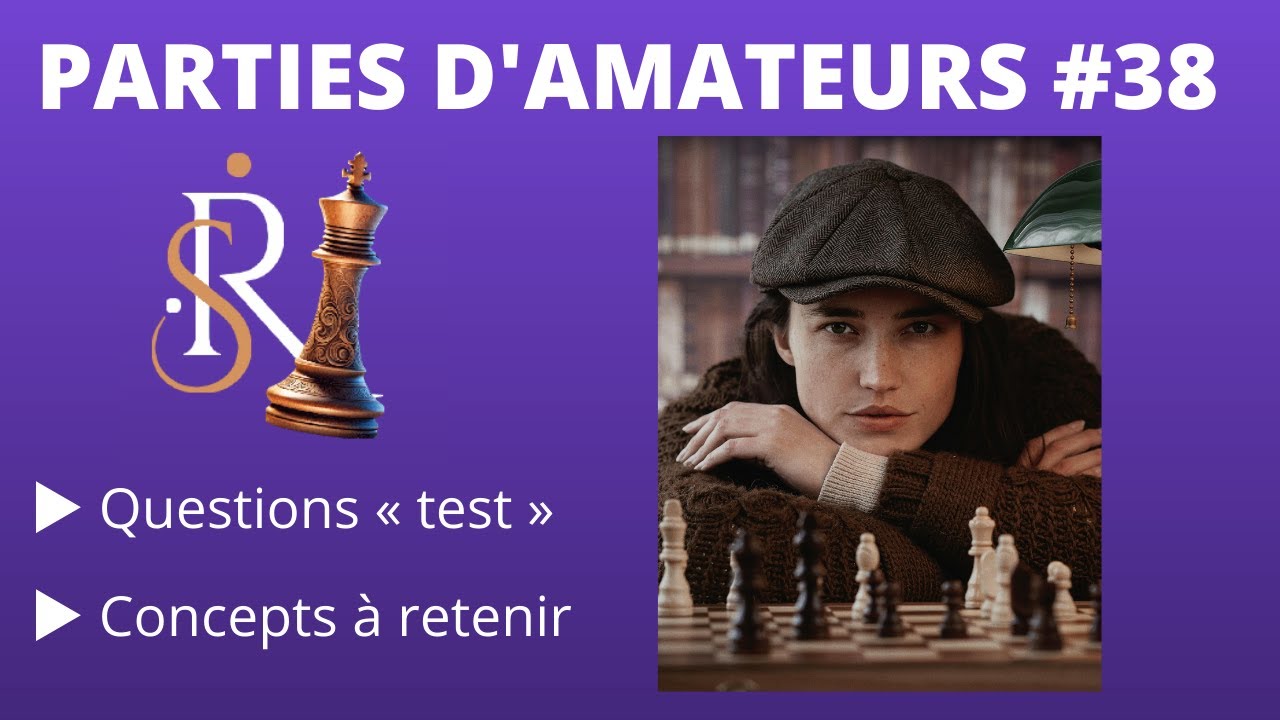 PARTIES D'AMATEURS #38 : Sicilienne 2.c4 / Anglaise (14 questions)
