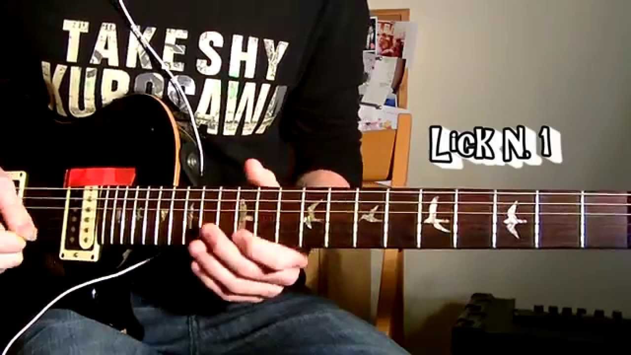 Chromatic Guitar Licks - Crazy Guitar Lesson - Advanced Guitar Licks